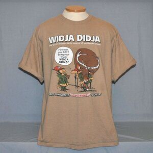Vintage Y2K Jeff Foxworthy Redneck Shirt Size XXL Widja Didja Short Sleeve Tee